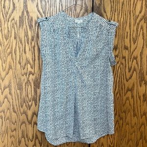 ANTILIA FEMME TOP BLUE WHITE SIZE MEDIUM